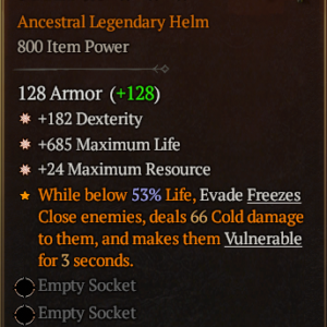 ADVENTURER’S HELM OF FROSTY STRIDES